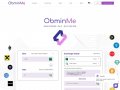obmin.me exchanger website screenshot