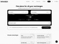 hinadex.com exchanger website screenshot