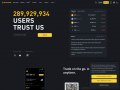 binance.com exchanger website screenshot