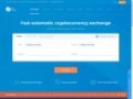 1change.me exchanger website screenshot